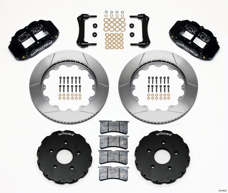 Wilwood Narrow Superlite 6R Front Hat Kit 14.00in 2005-up Corvette C6-thumbmail-1