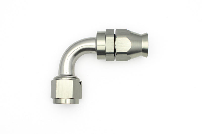 DeatschWerks 10AN Female Swivel 90-Degree Hose End PTFE (Incl. 1 Olive Insert)-thumbmail-2