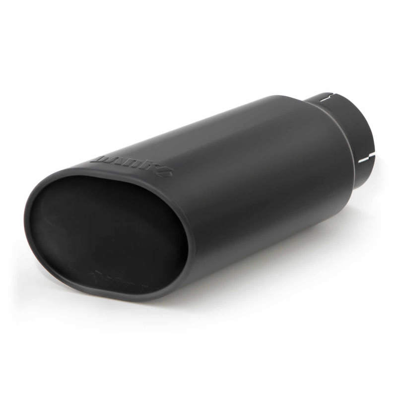Banks Power Tailpipe Tip Kit - SS Obround Slash Cut - Black - 4in Tube - 5in X 6in X 14in-thumbmail-3