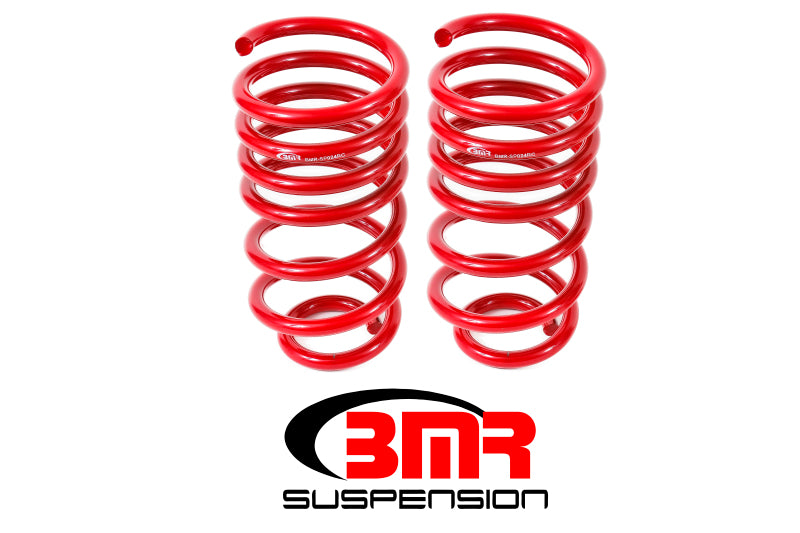 BMR 10-15 5th Gen Camaro V8 Rear Lowering Springs - Red-thumbmail-1