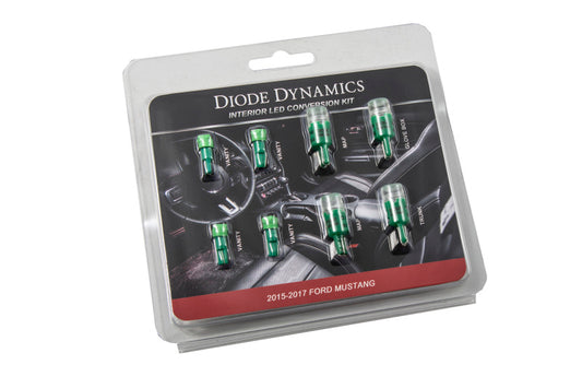 Diode Dynamics Mustang Interior Light Kit 15-17 Mustang Stage 1 - Green