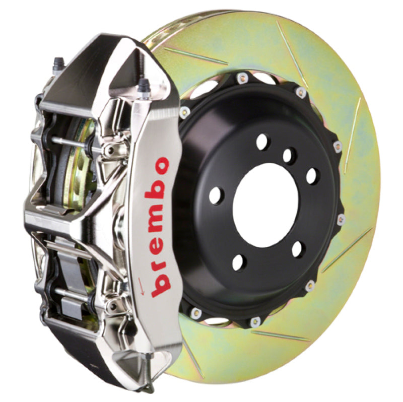 Brembo 12-16 FR-S Front GTR BBK 6 Piston Billet 355x32 2pc Rotor Slotted Type1 - Nickel-thumbmail-1