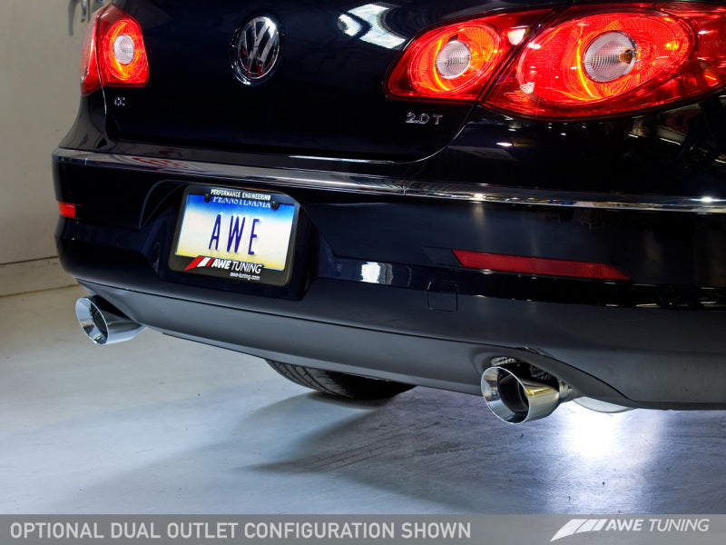 AWE Tuning VW CC Touring Edition Exhaust Dual Outlet - Chrome Silver Tips-thumbmail-10
