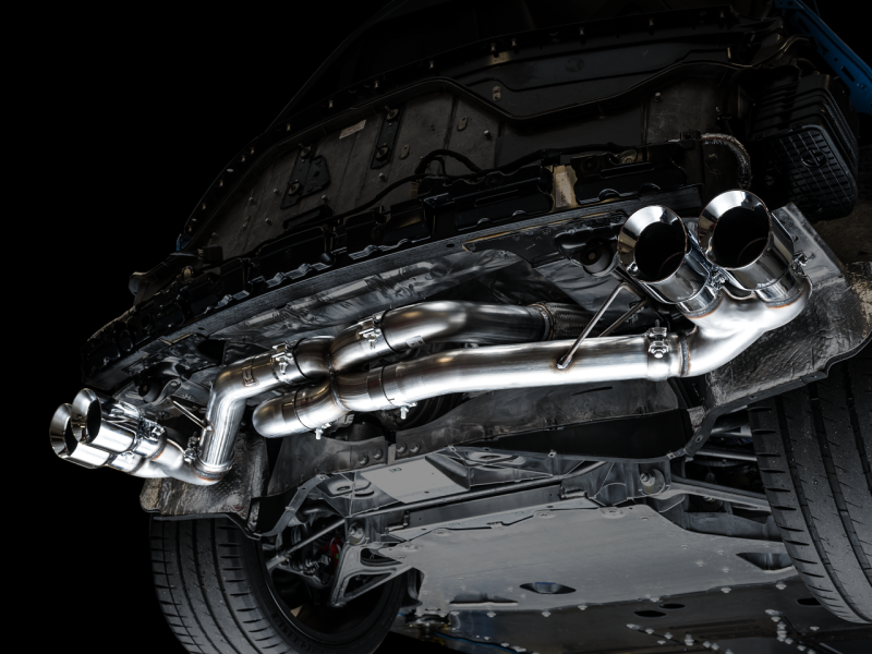 AWE Tuning 2020 Chevrolet Corvette (C8) Track Edition Exhaust - Quad Chrome Silver Tips-thumbmail-14