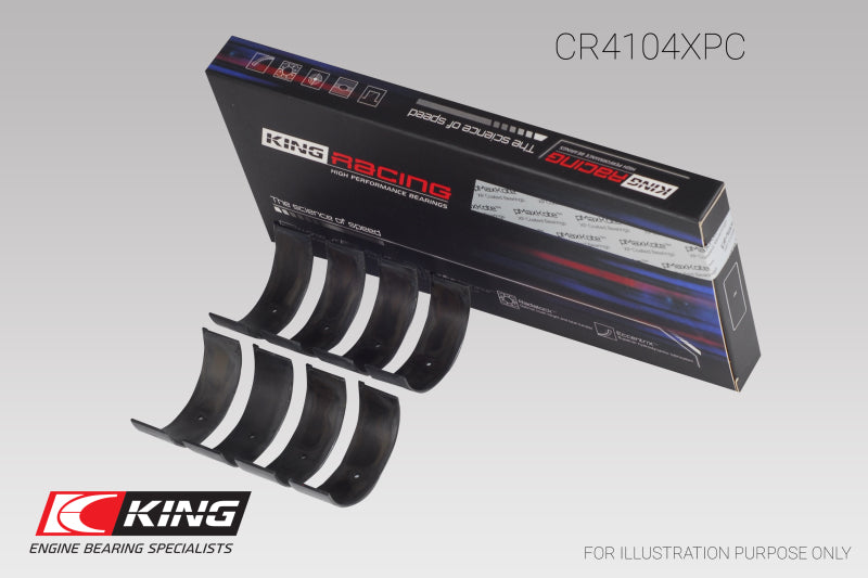 King Audi/VW 83-03 1.6L/1.8L/2.0L (Size STDX) Performance Coated Rod Bearing Set-thumbmail-2