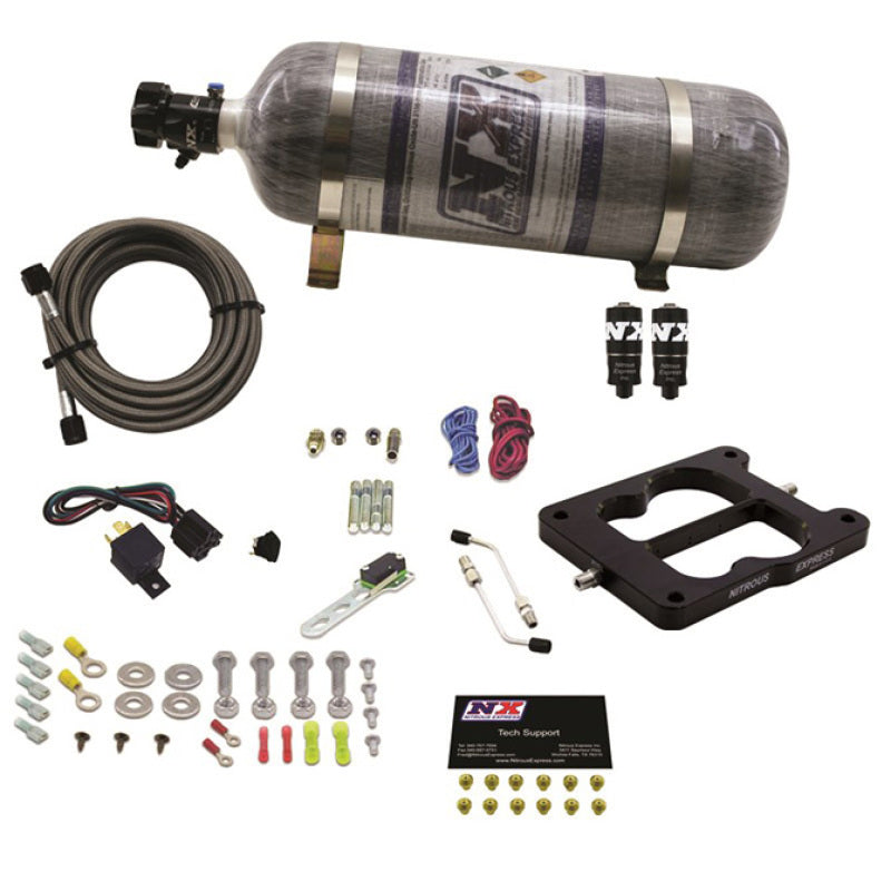 Nitrous Express Q-Jet/Holley Spread Bore Hitman Plus Nitrous Kit w/Composite Bottle-thumbmail-2
