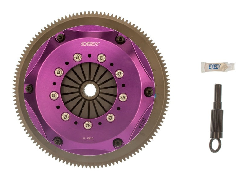 Exedy 2003-2007 Infiniti G35 V6 Hyper Twin Cerametallic Clutch Sprung Center Disc Push Type Cover-thumbmail-5
