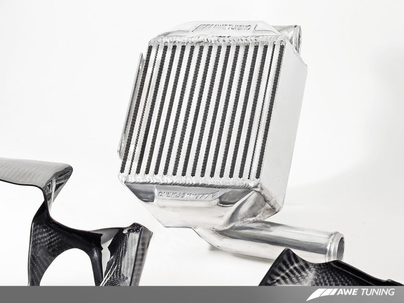AWE Tuning Audi 2.7T Performance Intercooler Kit - w/Carbon Fiber Shrouds-thumbmail-7