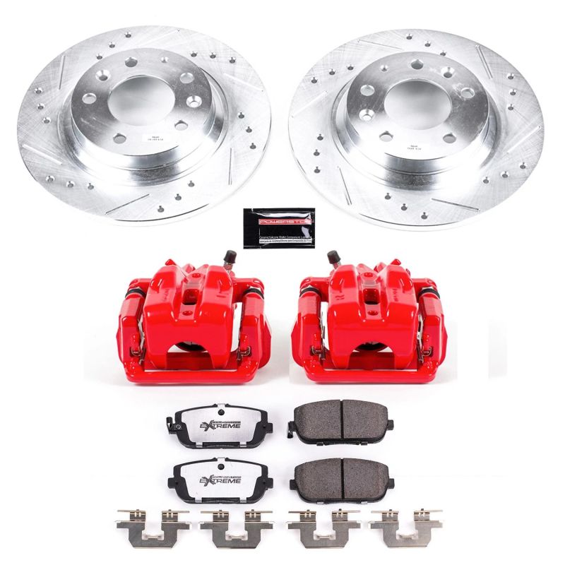 Power Stop 06-15 Mazda MX-5 Miata Rear Z26 Street Warrior Brake Kit w/Calipers-thumbmail-1