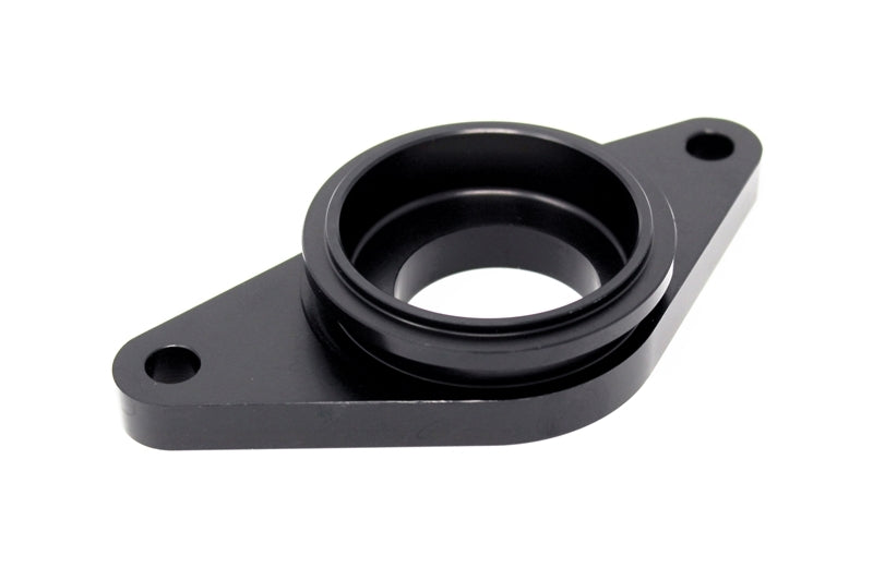 Torque Solution Tial Black Blow Off Valve Adapter: 02-07 Subaru WRX / 04-18 STI-thumbmail-1