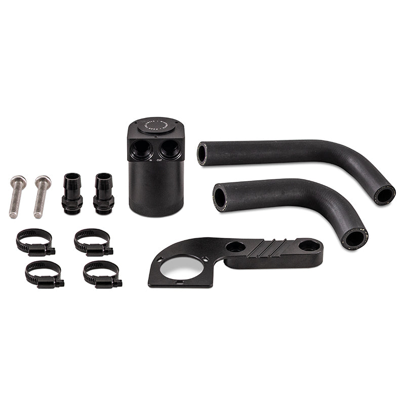 Mishimoto 2015+ BMW F8X M3/M4 Baffled Oil Catch Can - Wrinkle Black-thumbmail-2