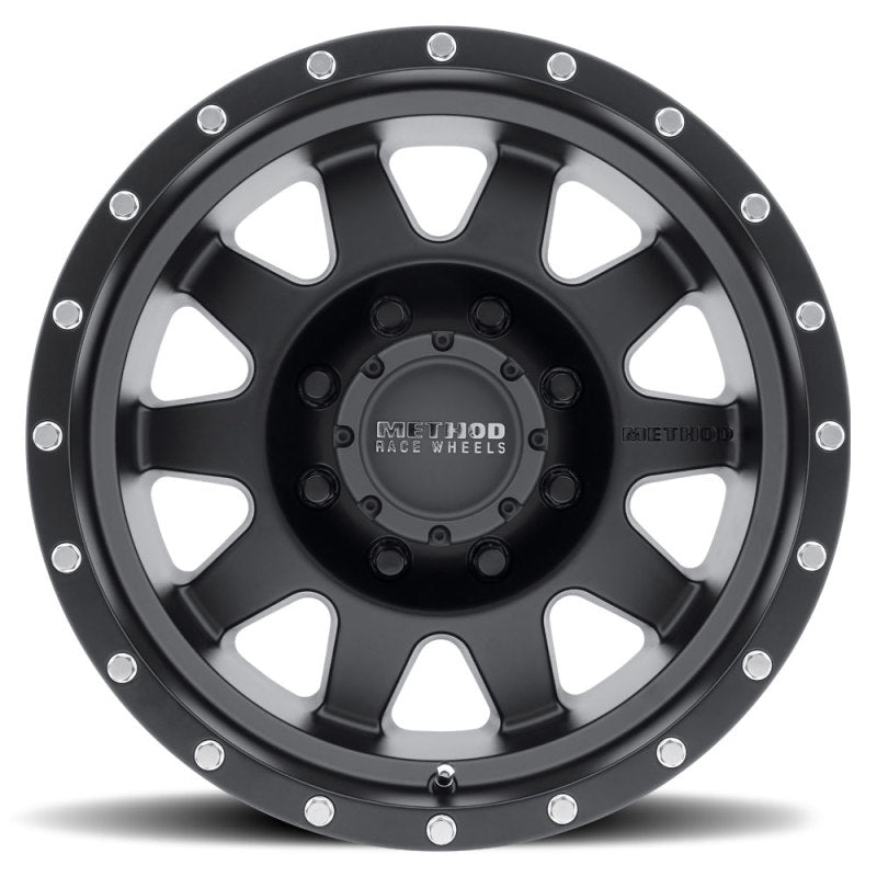 Method MR301 The Standard 16x8 0mm Offset 8x6.5 130.81mm CB Matte Black Wheel-thumbmail-2