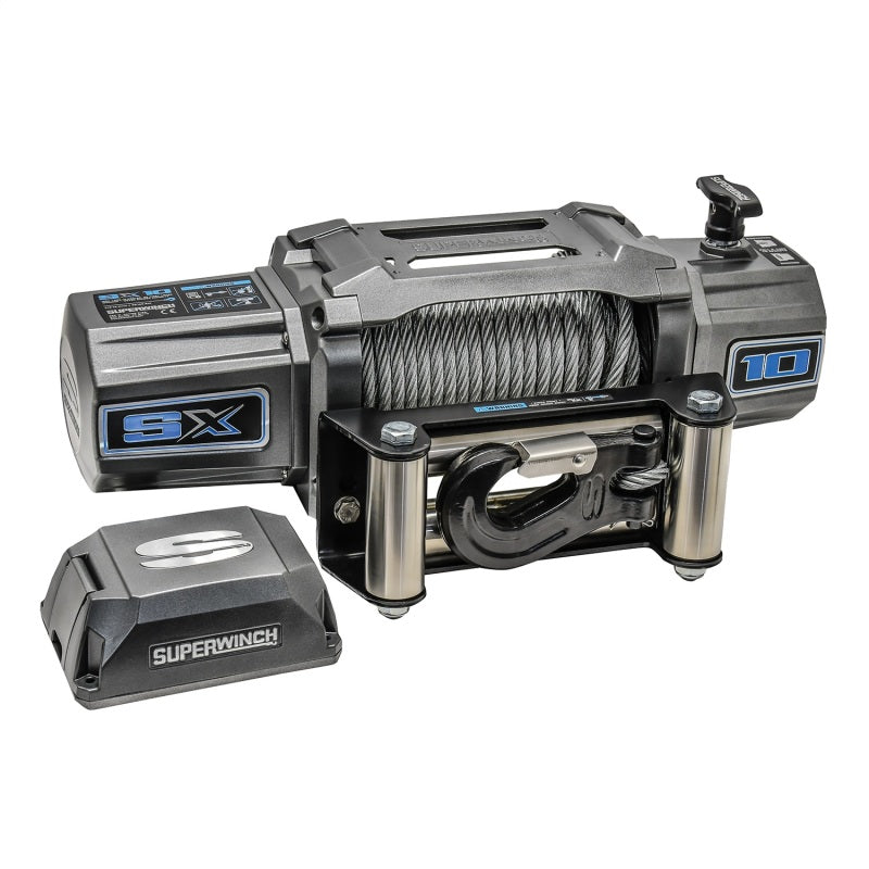 Superwinch 10000 LBS 12V DC 3/8in x 85ft Wire Rope SX 10000 Winch-thumbmail-17