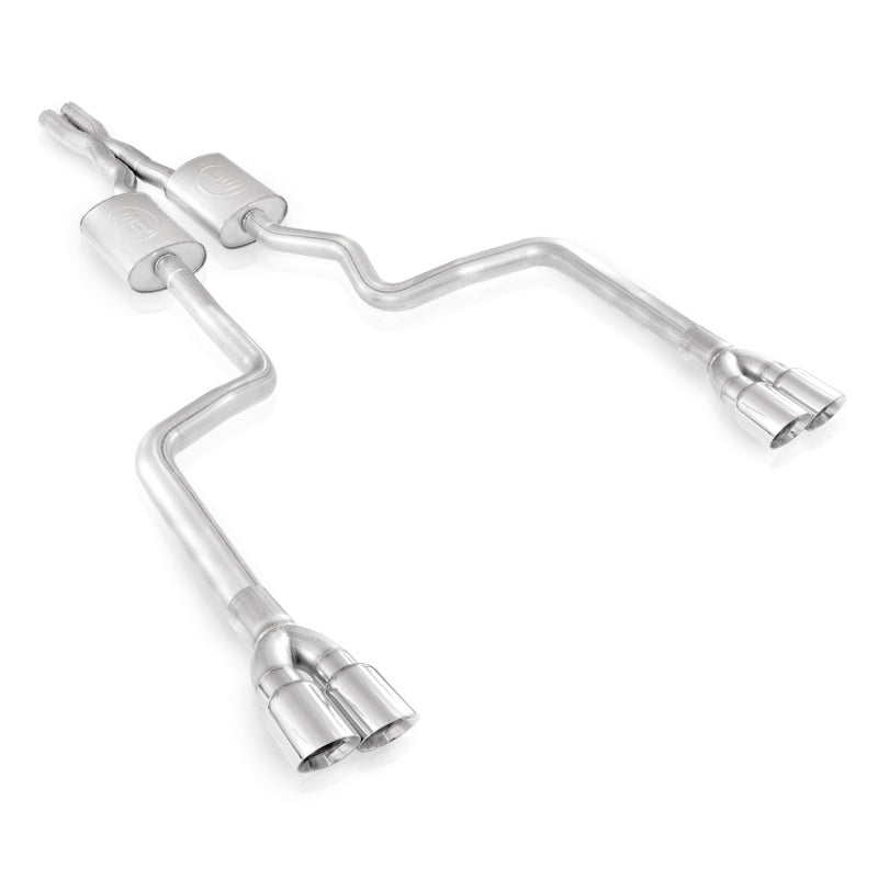 Stainless Works 2008-14 Challenger 3in Catback X-Pipe Chambered Mufflers 3-1/2in Tips-thumbmail-2