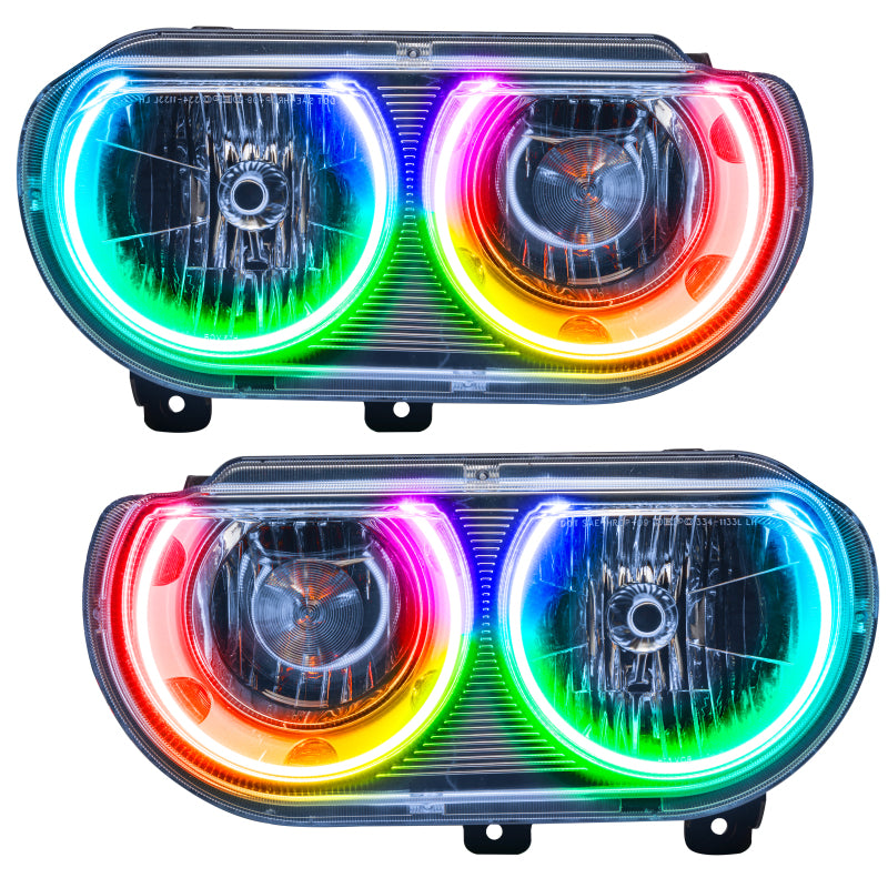 Oracle 08-14 Dodge Challenger SMD HL (Non-HID) - ColorSHIFT w/o Controller-thumbmail-1
