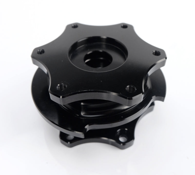 NRG Quick Release SFI SPEC 42.1 - Shiny Black Body / Shiny Black Ring-thumbmail-3