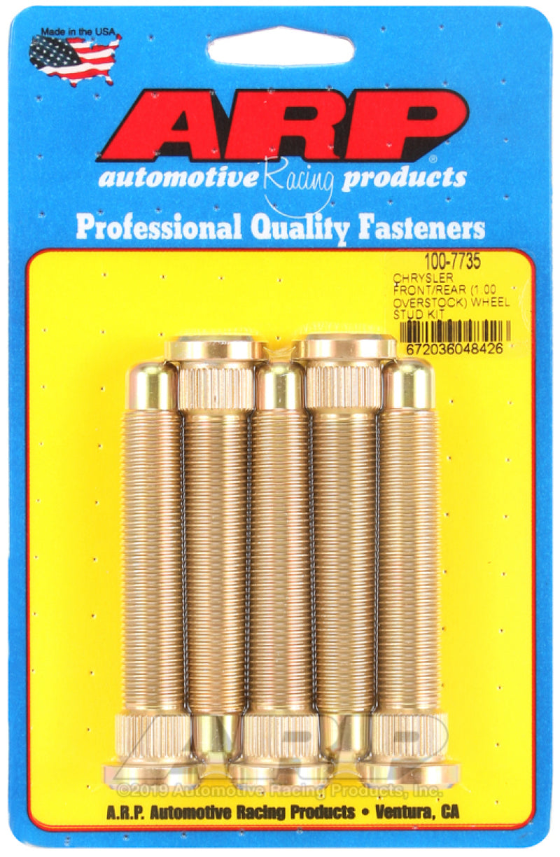 ARP Chrysler Front / Rear M14 1.000 Over Stock Wheel Stud Kit-thumbmail-1