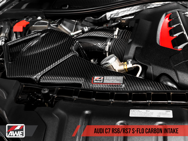 AWE Tuning Audi C7 RS6 / RS7 4.0T S-FLO Carbon Intake V2-thumbmail-11