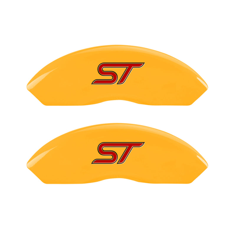 MGP 4 Caliper Covers Engraved Front & Rear No bolts/ST Yellow finish black ch-thumbmail-3