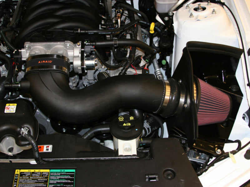 Airaid 05-09 Ford Mustang 4.6L Race Only (No MVT) MXP Intake System w/ Tube (Oiled / Red Media)-thumbmail-2