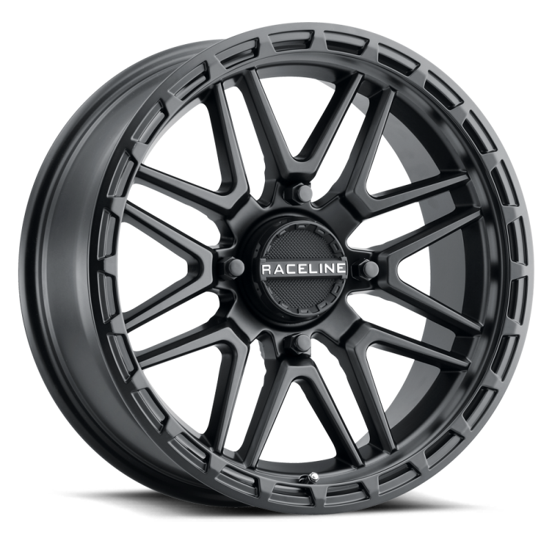 Raceline A11B Krank-Xl 20x7in / 4x156 BP / 0mm Offset / 132.5mm Bore - Satin Black Wheel-thumbmail-1