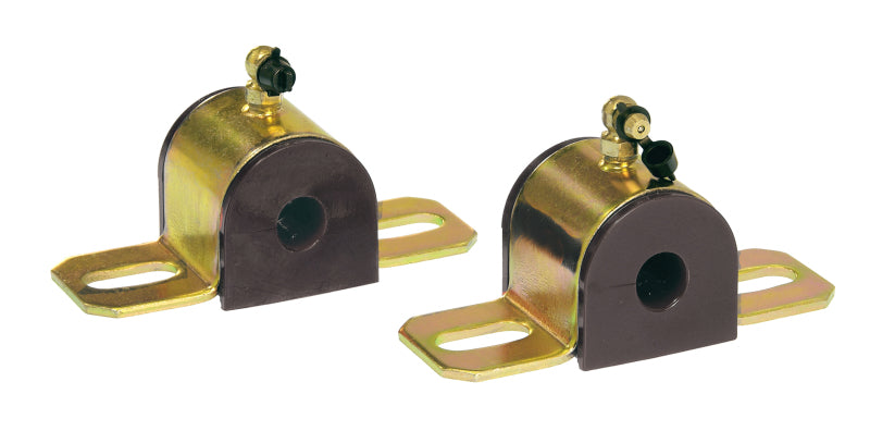 Prothane Universal 90 Deg Greasable Sway Bar Bushings - 9/16in - Type B Bracket - Black-thumbmail-1
