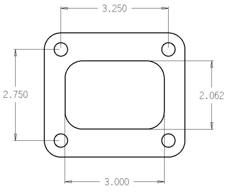 Cometic Turbo FLG T4 Garrett Exh Inlet .010in Exhaust Gasket-thumbmail-4