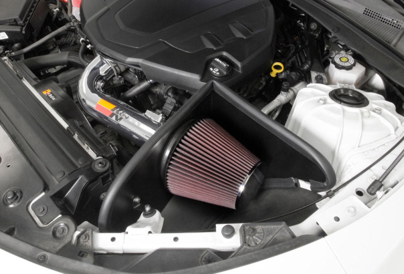 K&N 16-17 Chevy Camaro 3.6L Silver Typhoon Short Ram Intake-thumbmail-5