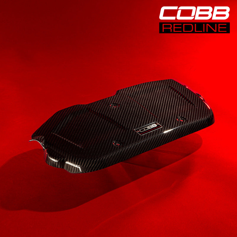 Cobb 15-21 Subaru WRX Redline Carbon Fiber Engine Cover - Gloss Finish-thumbmail-4