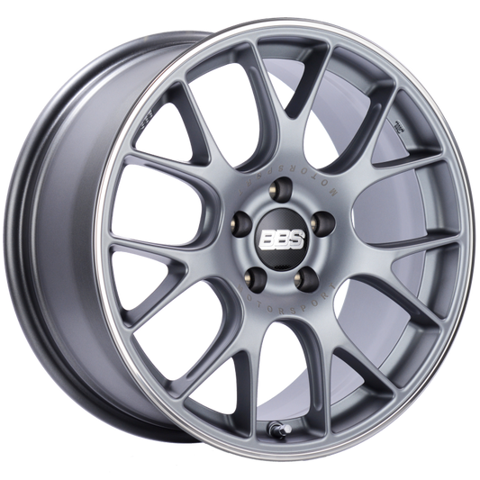 BBS CH-R 18x9 5x120 ET44 Brilliant Silver Polished Rim Protector Wheel -82mm PFS/Clip Required