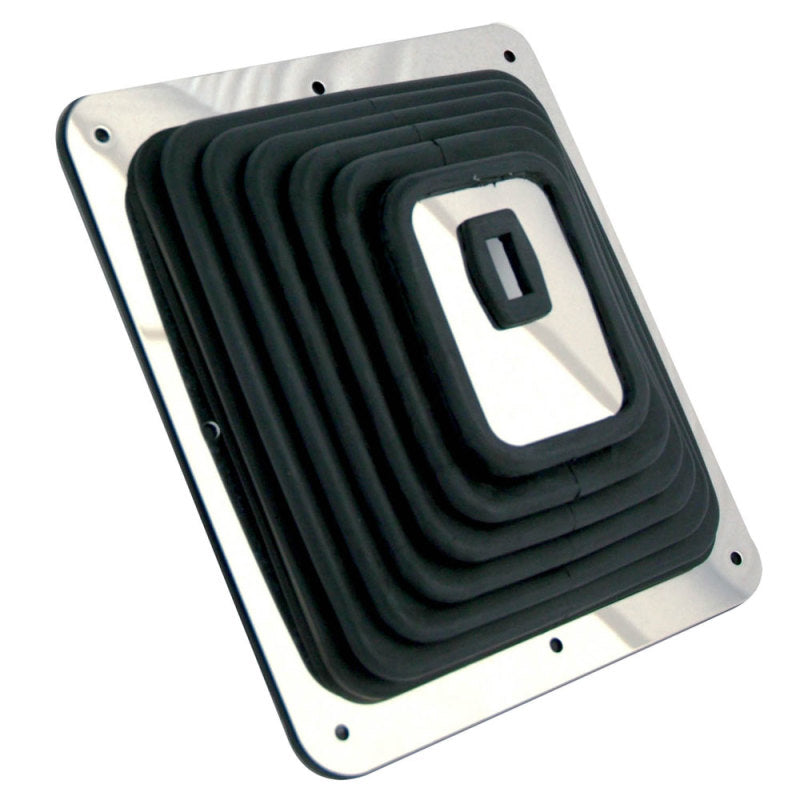 Spectre Shift Boot (Large) - Black Rubber w/Chrome Plated Steel Installation Ring-thumbmail-2