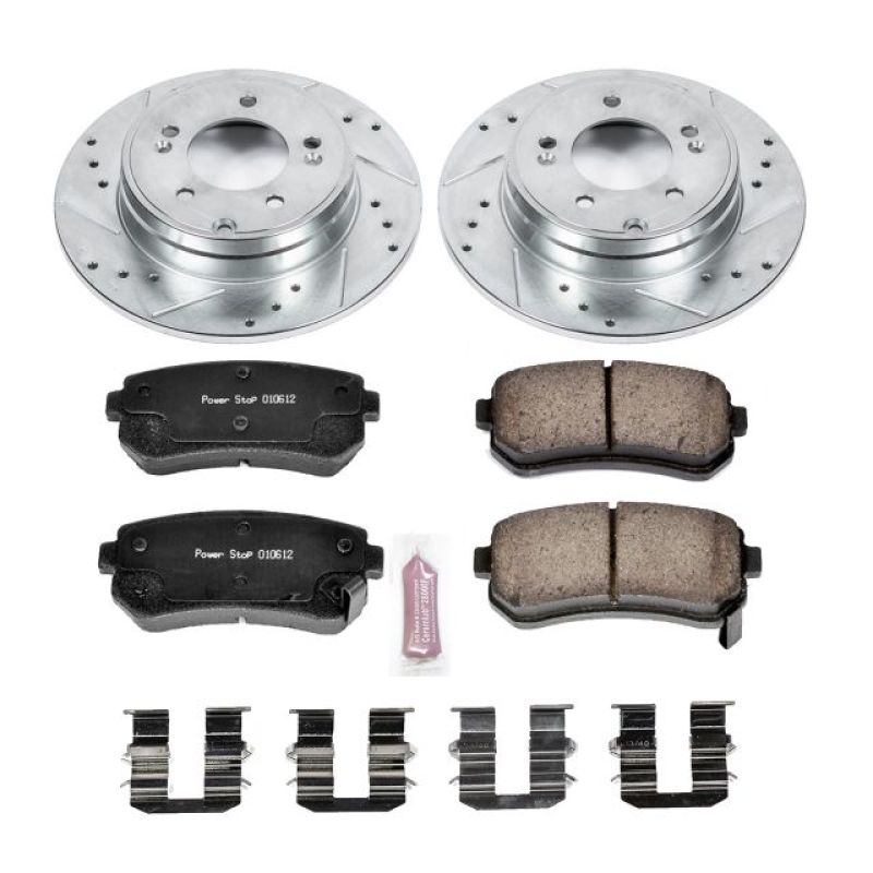 Power Stop 2015 Hyundai Sonata Rear Z23 Evolution Sport Brake Kit-thumbmail-1