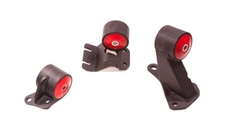 Innovative 90-93 Integra B-Series Black Steel Mounts 60A Bushings (Auto to Manual Hydro)-thumbmail-1