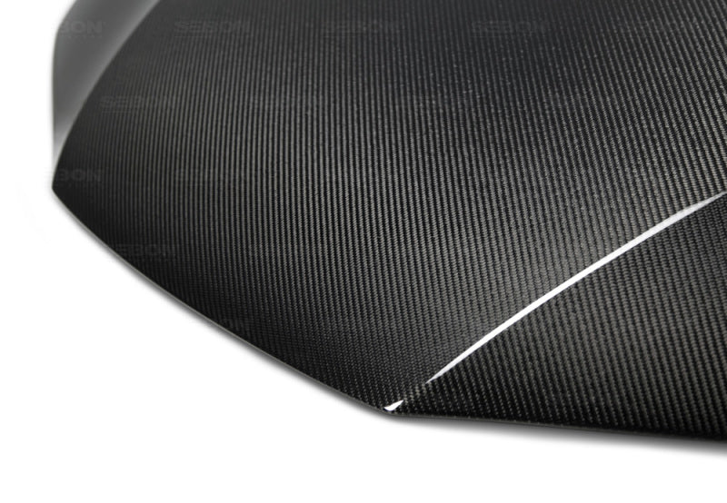 Seibon 2014+ Honda Civic OEM Style Carbon Fiber Hood-thumbmail-5