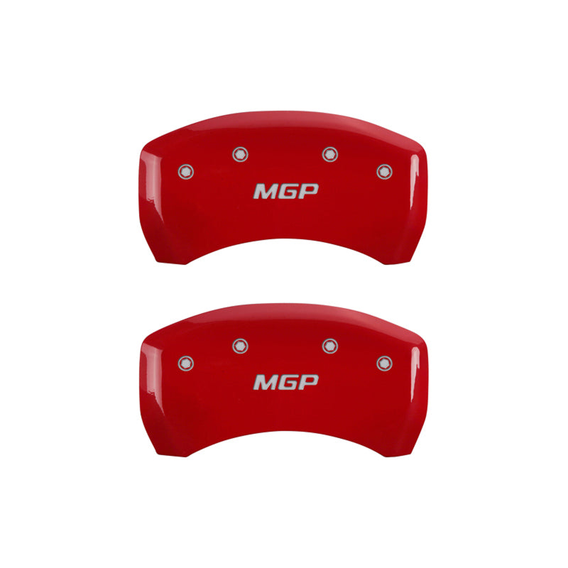 MGP 4 Caliper Covers Engraved Front & Rear MGP Red finish silver ch-thumbmail-4
