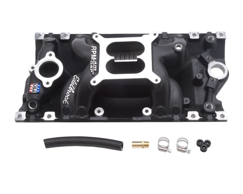 Edelbrock Performer RPM Air Gap Vortec Black-thumbmail-3