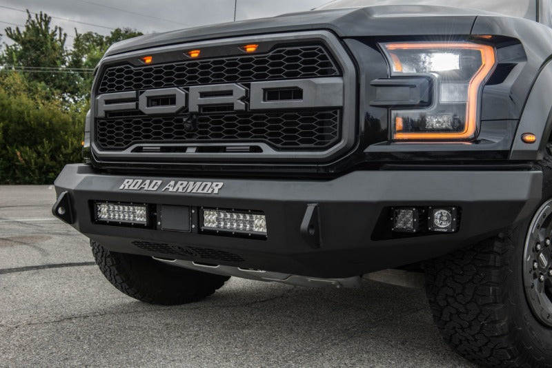 Road Armor 17-20 Ford Raptor Stealth Front Non-Winch Bumper - Tex Blk-thumbmail-7