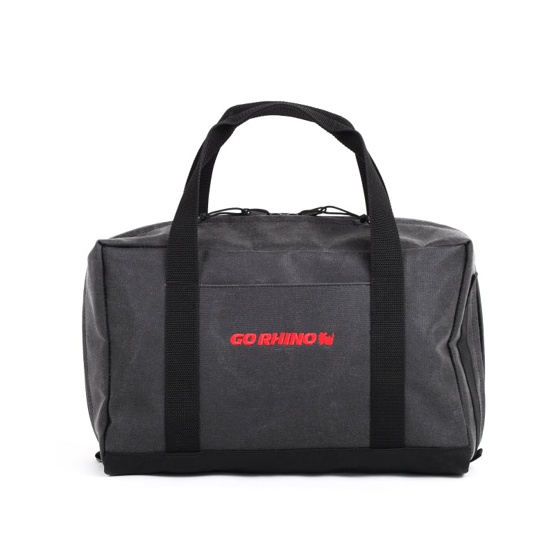 Go Rhino XVenture Gear Recovery Bag (7.5x11.5x18in. Closed) 12oz Waxed Canvas - Black-thumbmail-13
