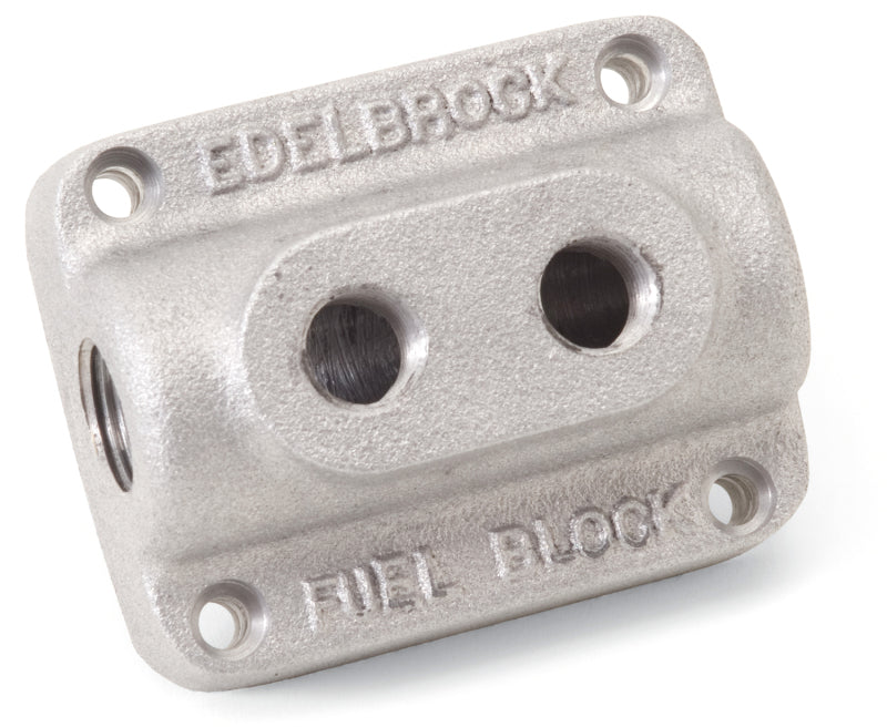 Edelbrock Fuel Block Dual Carburetor As Cast-thumbmail-8