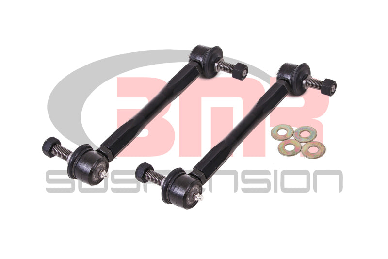 BMR 15-17 S550 Mustang Front Sway Bar End Link Kit - Black-thumbmail-2