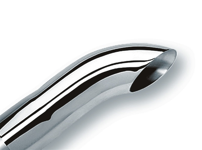 Borla Universal Polished Tip Single Round Turndown/Turnout (inlet 3in. Outlet 3in) *NO Returns*-thumbmail-2