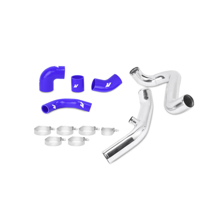 Mishimoto Mitsubishi Lancer Evolution 7/8/9 BLUE Upper Intercooler Pipe Kit-thumbmail-2