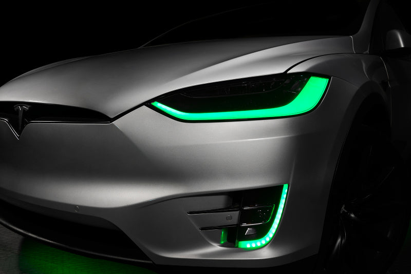 ORACLE Lighting 16-21 Tesla Model X Dynamic ColorSHIFT Headlight & Fog Light DRL Upgrade Kit-thumbmail-15