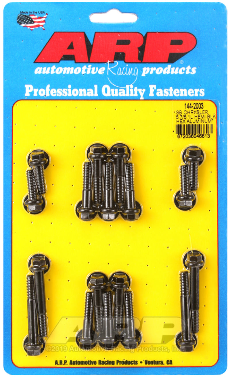 ARP Small Block Chrysler 5.7/6.1L Hemi Hex Aluminum Intake Manifold Bolt Kit-thumbmail-1