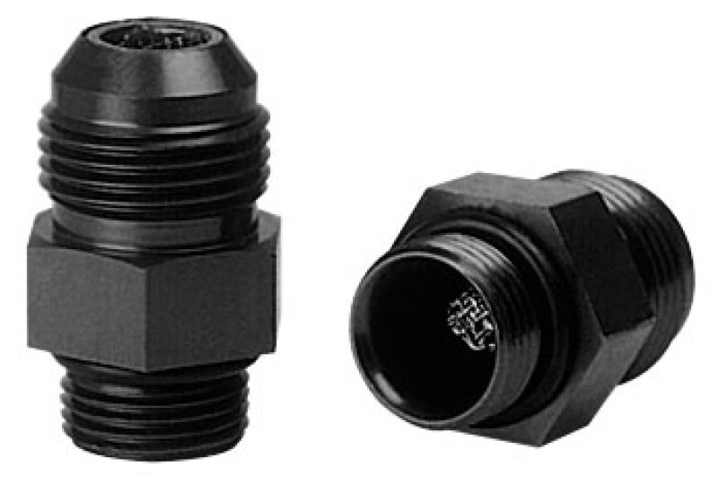 Moroso Dry Sump/External Oil Pump Fitting w/Screen -10An to -12An w/O-Ring - Aluminum - 2 Pack-thumbmail-1