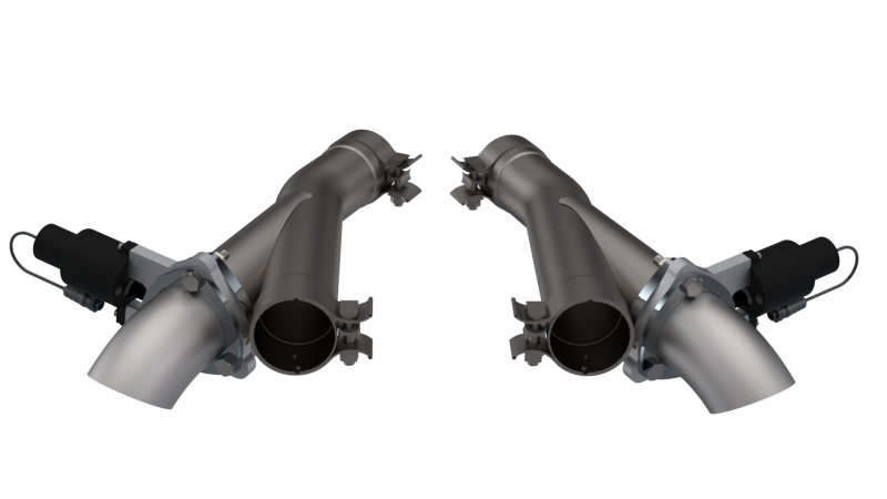 QTP 2018+ Jeep Grand Cherokee Trackhawk 2.75in 304SS Aggressor Cutout Dual Mid Pipes-thumbmail-3