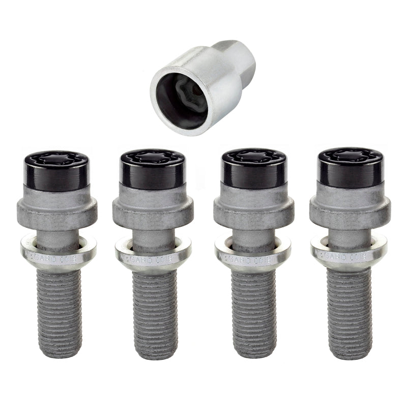 McGard Wheel Lock Bolt Set - 4pk. (Radius Seat) M14X1.5 / 19mm Hex / 35.4mm Shank Length - Black-thumbmail-7