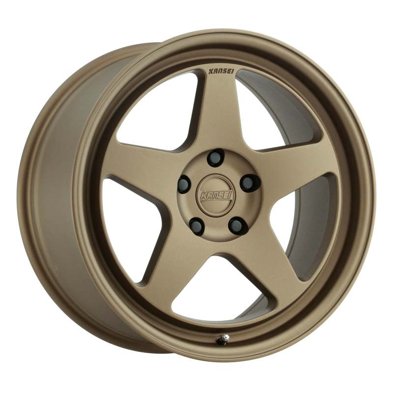 Kansei K12B Knp 18x8.5in / 5x112 BP / 35mm Offset / 66.56mm Bore - Bronze Wheel-thumbmail-1