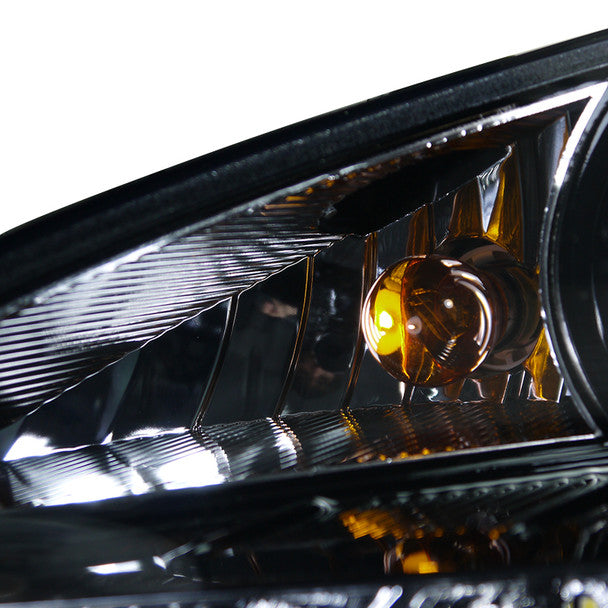 Spec D 2010-2012 Hyundai Genesis Coupe R8 Style LED Strip Projector Headlights (Glossy Black Housing/Smoke Lens)-thumbmail-8