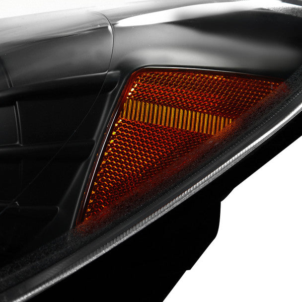 Spec D 2010-2012 Hyundai Genesis Coupe Projector Headlights w/ SMD LED Light Strip (Matte Black Housing/Clear Lens)